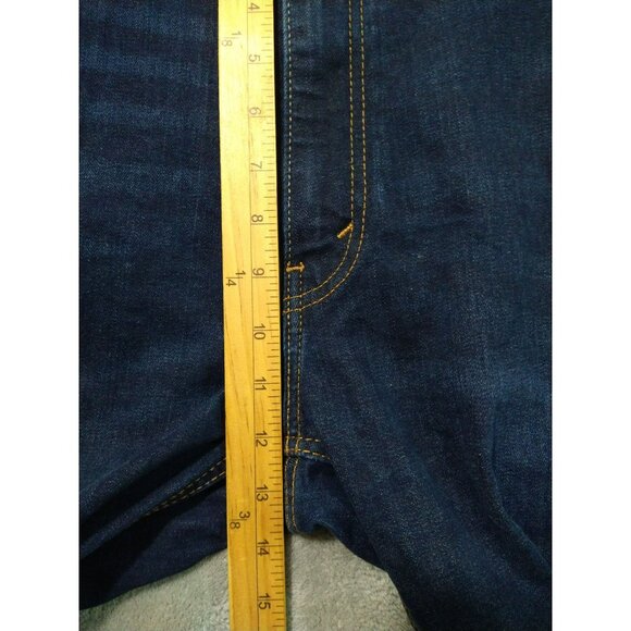Levis 541 Jeans Mens 46x34 Blue Denim Athletic Fit Straight Leg Stretch Dark - Picture 4 of 10